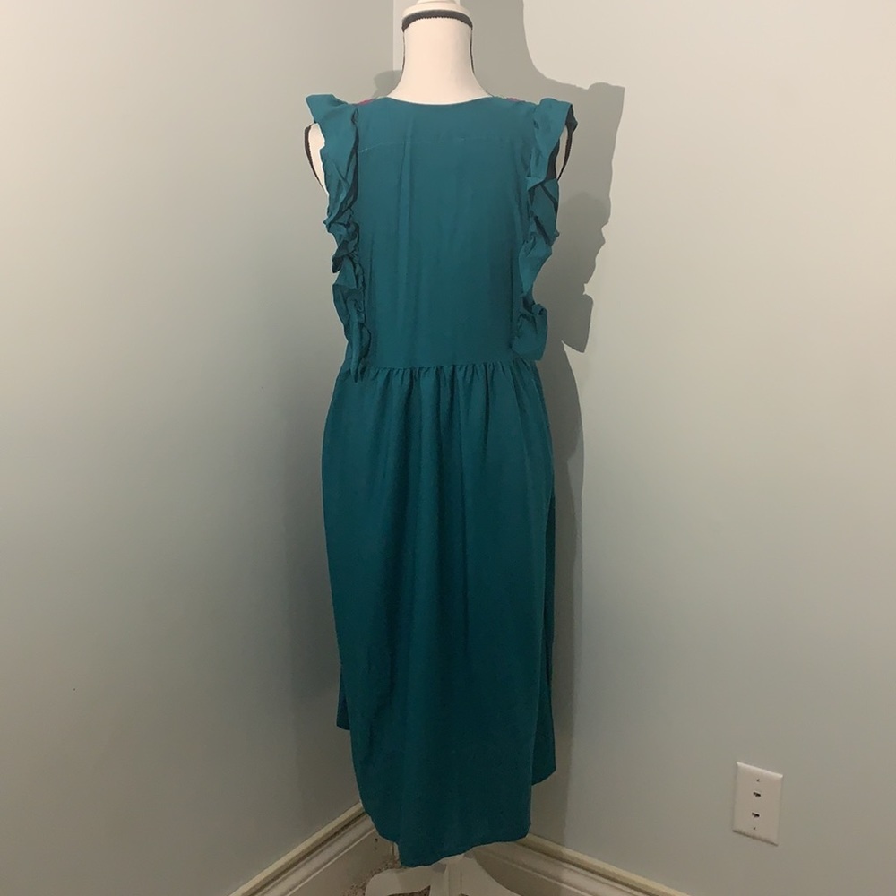 Embroidered Egyptian Sleeveless Dress size S Hand Made - Picture 6 of 10